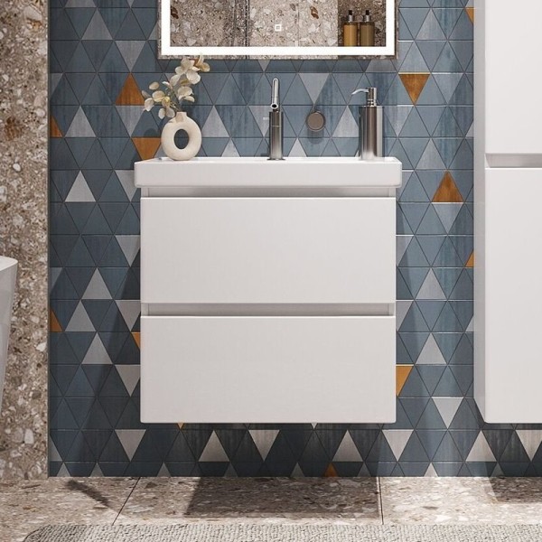 Тумба с раковиной SanStar Riana 60 подвесная