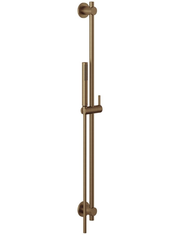 Душевой гарнитур Kludi Nova Fonte Puristic 20840N1-15 брашированная бронза PVD