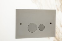 Кнопка смыва для унитаза Boheme 648-SGM латунь, цвет shine gun metal