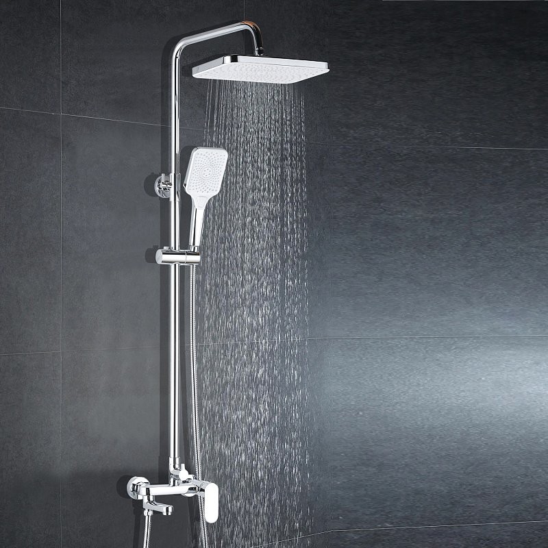 Душевая стойка AZARIO Arizona  Square AZ-20S хром