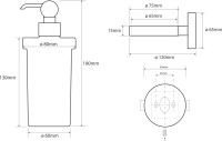 Дозатор Bemeta Retro 144209018 хром, золото