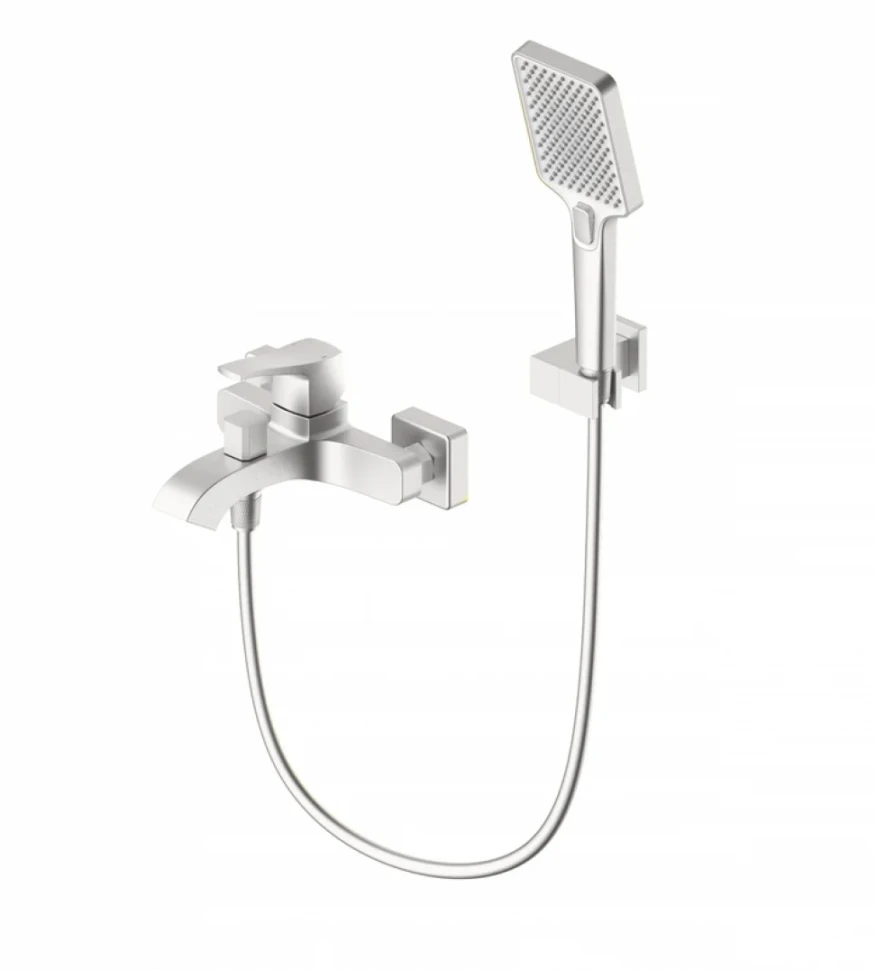 Смеситель для ванны с душем Wonzon & Woghand Flex WW-88037072-BN брашированный никель