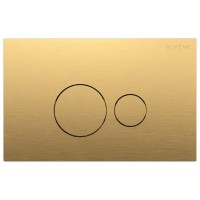 Кнопка смыва для унитаза Boheme 668-MG пластик, цвет матовое золото