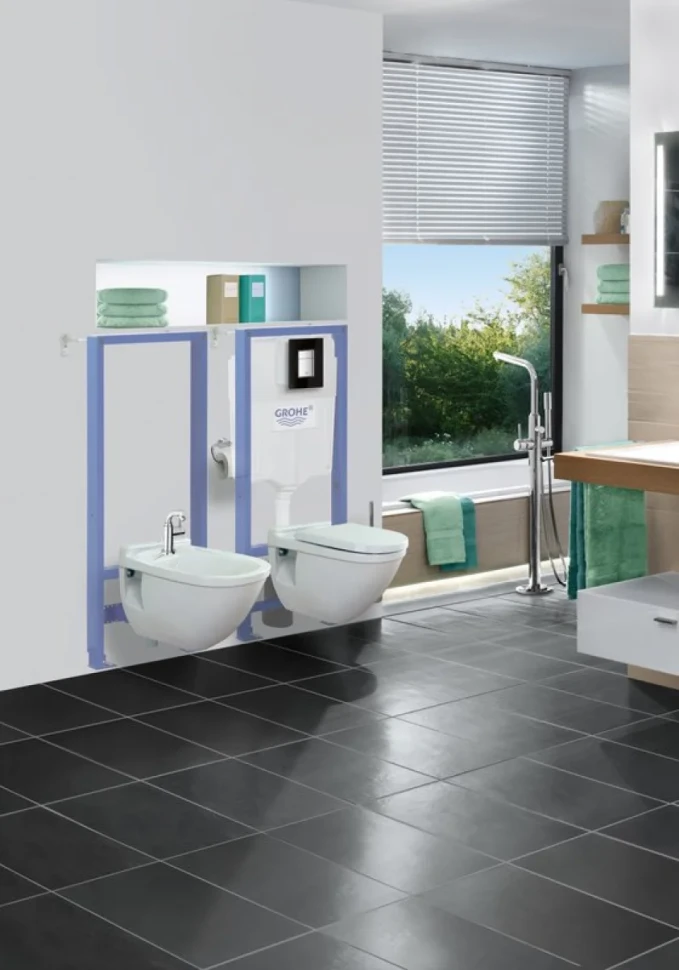 Система инсталляции  Grohe Rapid SL 38772001 3 в 1 с кнопкой хром 