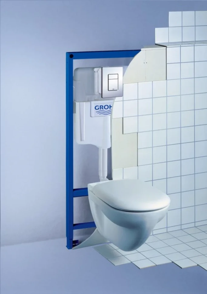 Система инсталляции  Grohe Rapid SL 38772001 3 в 1 с кнопкой хром 