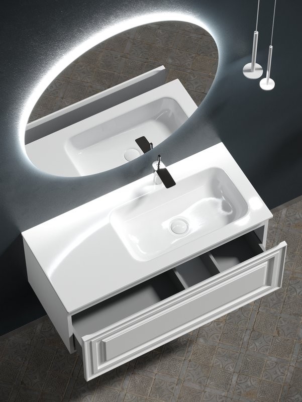 Тумба под раковину Sancos Very 100 R bianco