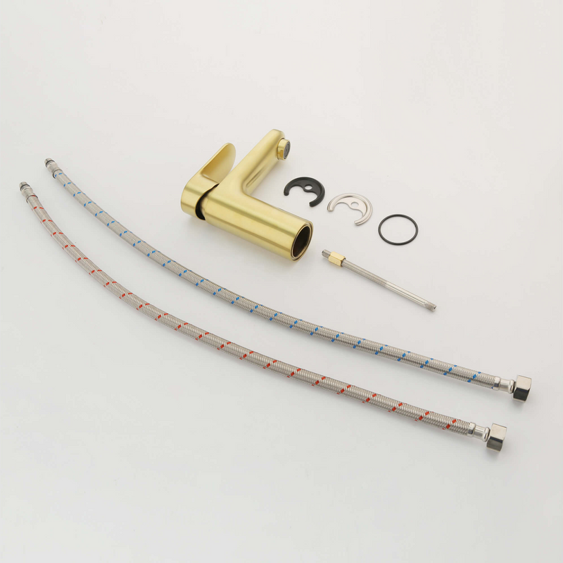 Смеситель для раковины AQUATEK Ника AQ1810BG золото шлифованное