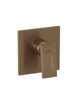 Встраиваемый смеситель для душа и ванны Kludi Decus 54755N175 брашированная бронза PVD