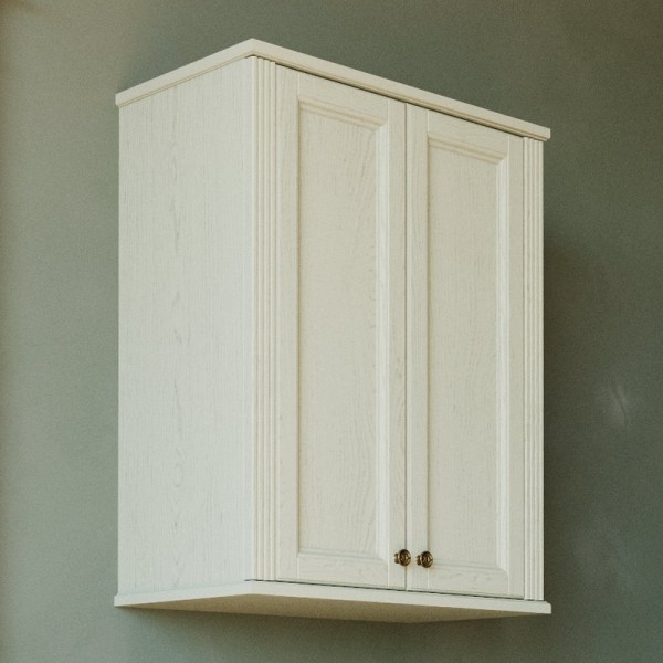 Шкаф ValenHouse Лиора 65 слоновая кость, фурнитура бронза