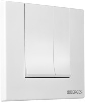 Кнопка смыва Berges Novum S4 белый, матовый