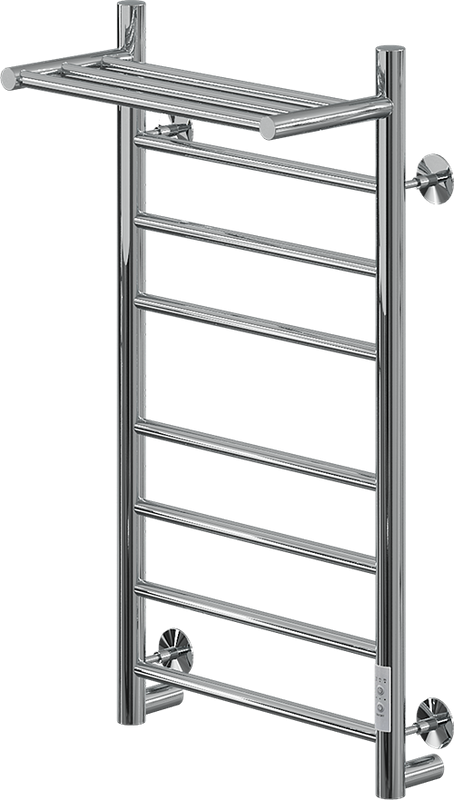 Полотенцесушитель электрический Ника Way 2 80/40, с полкой, хром