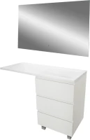 Мебель для ванной комнаты Эстет Dallas Luxe 140 R напольная, 3 ящика, зеркало DIWO Элиста