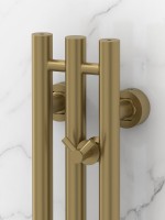 Полотенцесушитель водяной Сунержа Терция Pro 32-0444-1210 120x15 см, золотой шелк, I-образный