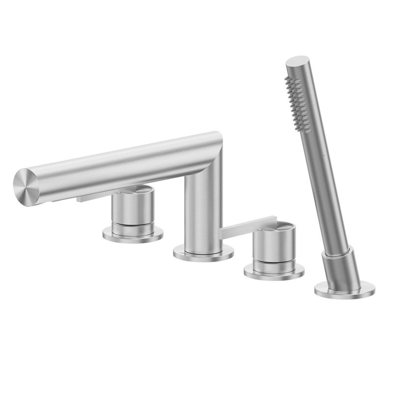 Смеситель на борт ванны Abber Perfekte 316 AF8A13BST брашированная сталь