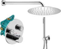 Душевой комплект Plumberia Selection PSBOX KITPSB02CRKING С ВНУТРЕННЕЙ ЧАСТЬЮ, хром