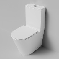 Унитаз-компакт напольный Grossman GR-4458SQ с микролифтом, белый глянец