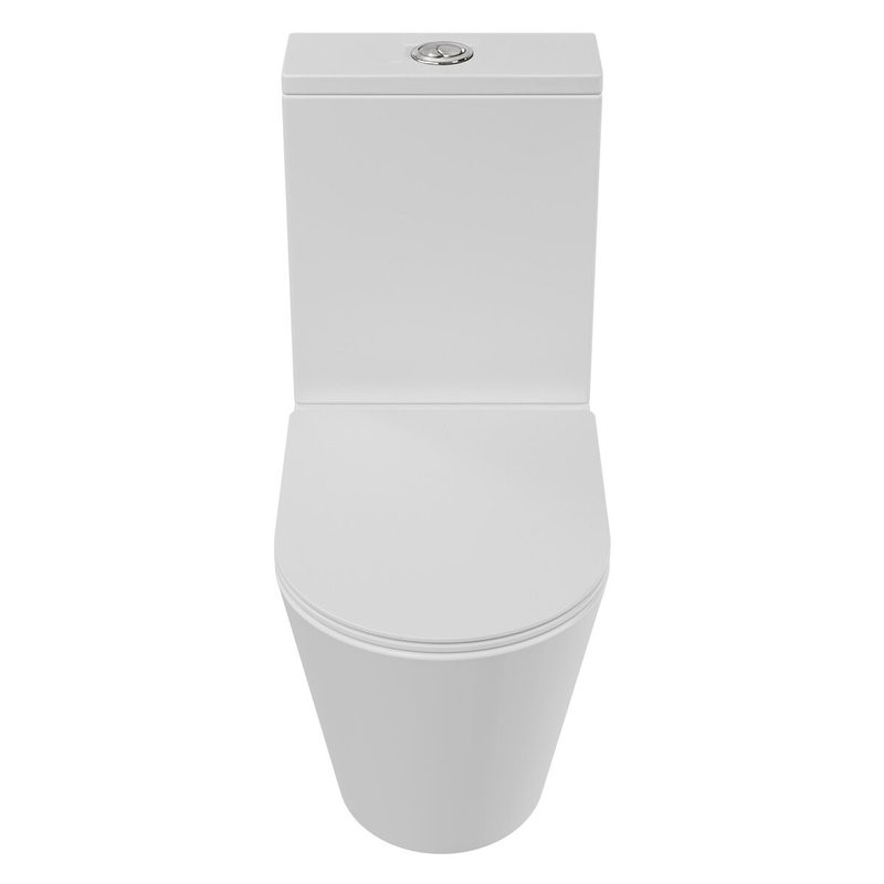 Унитаз-компакт напольный Grossman GR-4458SQ с микролифтом, белый глянец