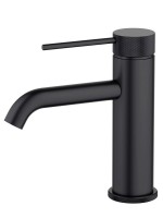 Смеситель для раковины Timo Saona 2461/03F черный матовый Смеситель для раковины Timo Saona 2461/03F черный матовый