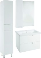 Зеркало Bellezza Пегас L 80 белое