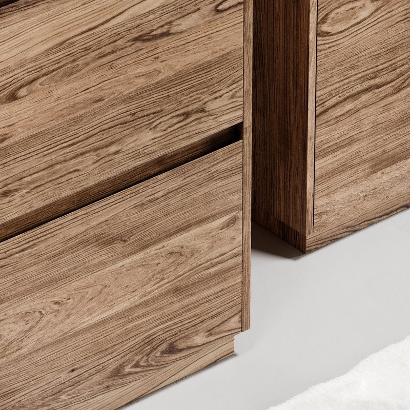 Тумба с раковиной Sancos Libra Floor 60 дуб чарльстон, белая раковина CN7001