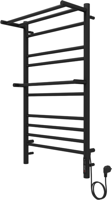 Полотенцесушитель электрический AQUATEK Альфа П10 50x90 черный муар