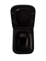 Унитаз подвесной CHARUS Alva EWC700-114B матовый черный