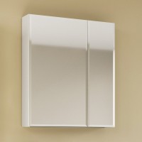 Мебель для ванной комнаты Marka One Mix 70П с 2 ящиками, бирюзовое стекло, ручки рейлинг