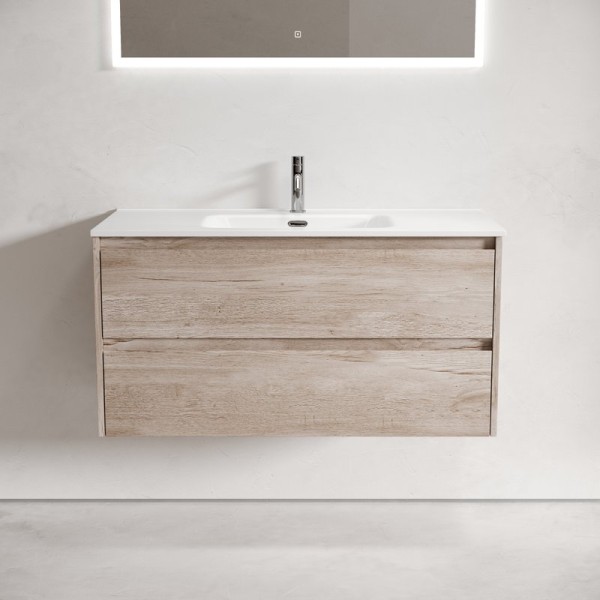 Тумба под раковину Sancos Libra 120 дуб галифакс натуральный