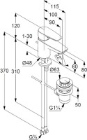 Смеситель для раковины Kludi Pure&Solid 343850575