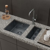 Дополнительная мойка IDDIS Edifice EDI21G0i77 графитовая