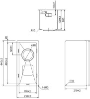 Дополнительная мойка IDDIS Edifice EDI21G0i77 графитовая