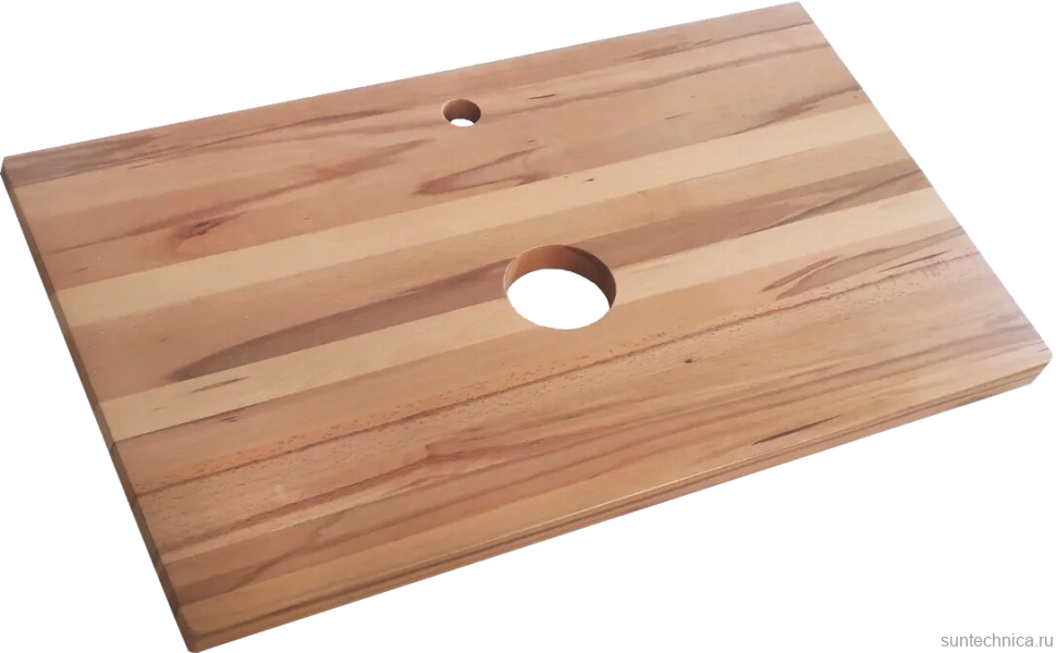 Тумба под раковину со столешницей Jorno Wood 80 белая, столешница светлая