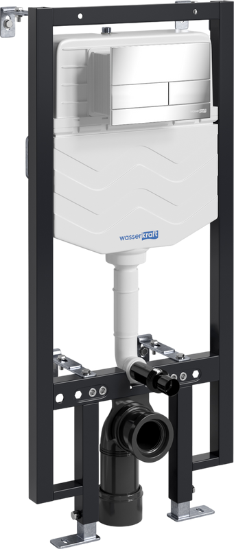 Система инсталляции для унитазов Wasserkraft Vils 56TLT.010.ME.CH04 с кнопкой смыва хром