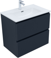 Тумба с раковиной Aquanet Джейн (Flat) 70 подвесная, маренго