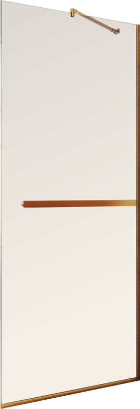 Душевая перегородка Maybahglass MGD-1459-2у 99 см, профиль бронза, стекло бронза