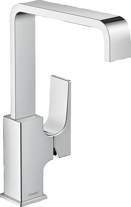 Смеситель для раковины Hansgrohe Metropol 32511000 с донным клапаном Push-Open