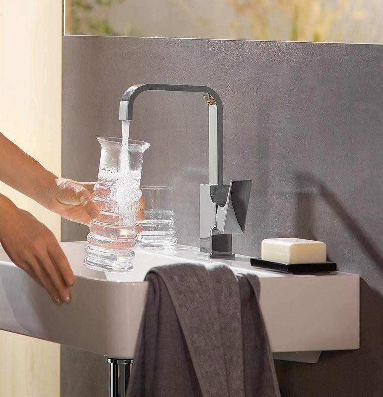 Смеситель для раковины Hansgrohe Metropol 32511000 с донным клапаном Push-Open