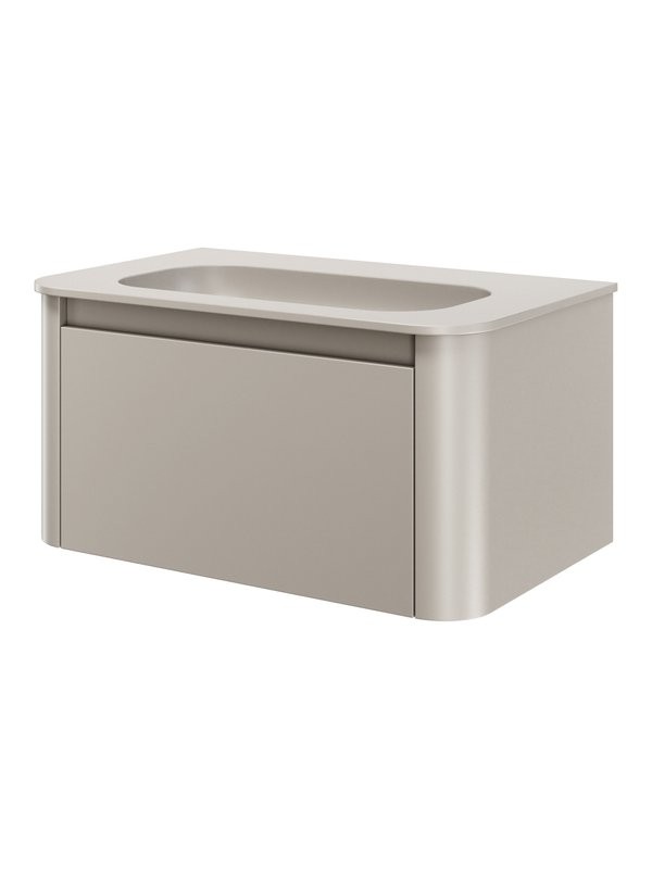 Тумба под раковину без столешницы Armadi Art Voi 80 подвесная, cashmere