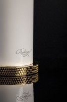 Смеситель для раковины Boheme Stick 121-WG.2 white touch gold