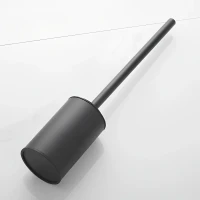 Ершик для унитаза напольный Maretti Умбрия Блэк UMB56N24, черный