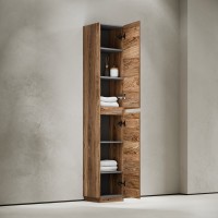 Шкаф пенал для ванной Sancos Libra Floor 35 дуб чарльстон Шкаф пенал для ванной Sancos Libra Floor 35 дуб чарльстон