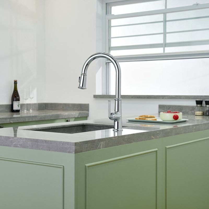 Смеситель для кухни Domaci Римини D569182CR хром