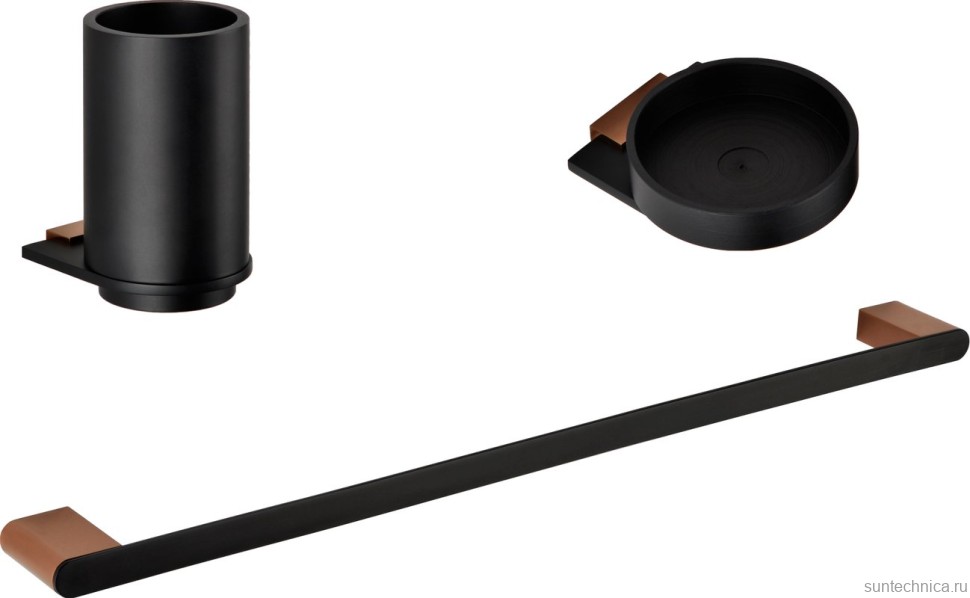 Набор Мыльница Bemeta Galla + Стакан + Полотенцедержатель