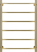 Полотенцесушитель электрический Secado Триада 1 80х50 85x55 см, подключение справа, золотой глянцевый, лесенка