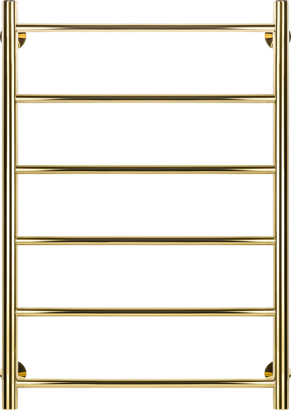 Полотенцесушитель электрический Secado Триада 1 80х50 85x55 см, подключение справа, золотой глянцевый, лесенка