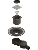 Душевой трап Berges Platz Uno 090170, 15x15 см