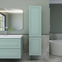 Шкаф-пенал для ванной Caprigo Wales 40 R селесте