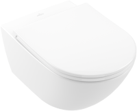 Унитаз подвесной Villeroy & Boch Universo 4670T901 безободковый, с микролифтом, альпийский белый