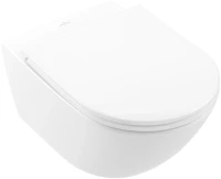 Унитаз подвесной Villeroy & Boch Universo 4670T901 безободковый, с микролифтом, альпийский белый