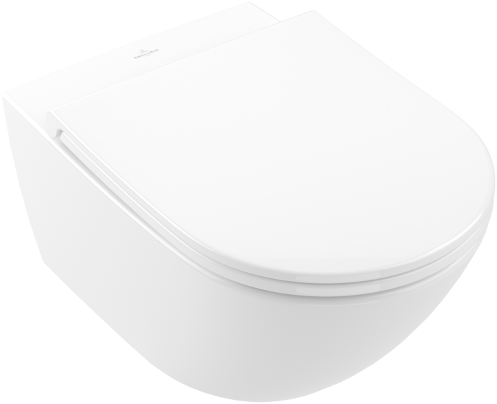 Унитаз подвесной Villeroy & Boch Universo 4670T901 безободковый, с микролифтом, альпийский белый